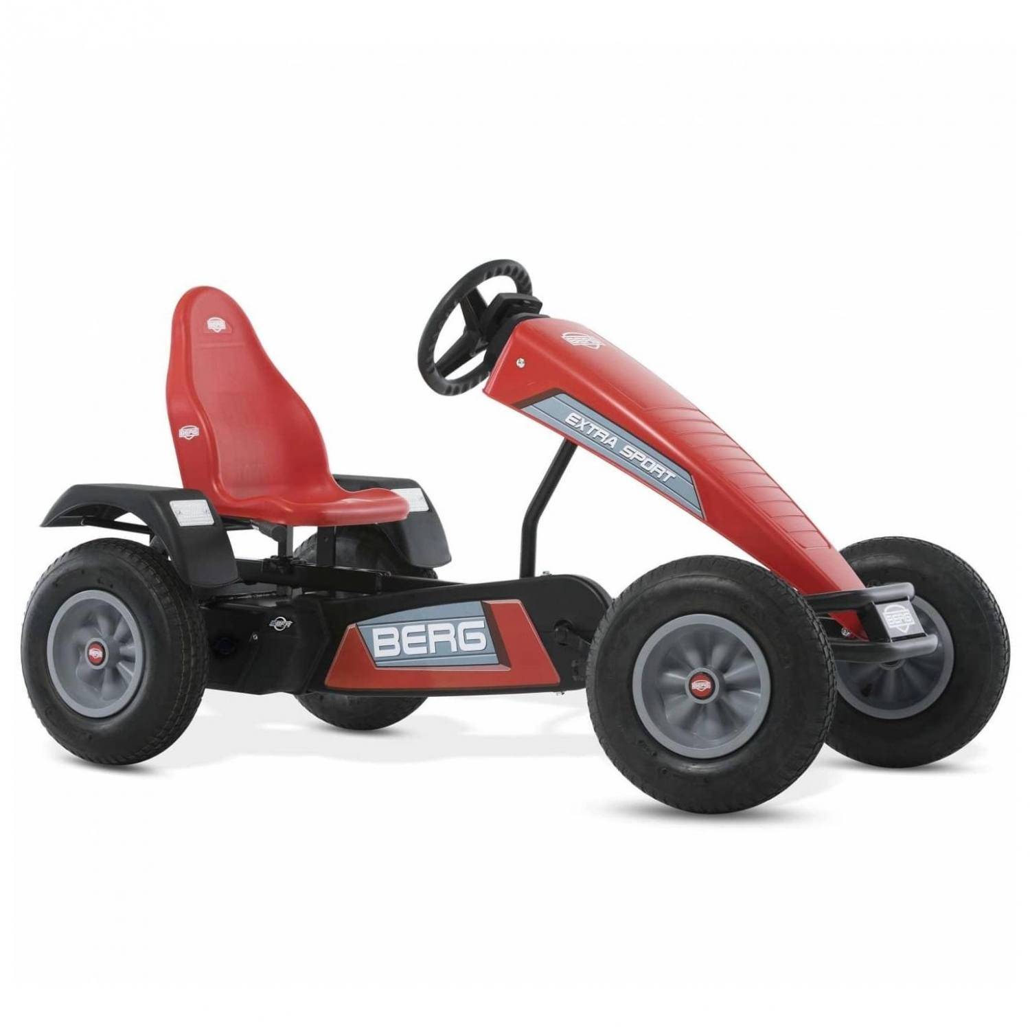 Generisch Pédale De Kart Enfant 5-12 Ans – Avec Pneus Mousse EVA, Frein à Main, Siège Réglable – Draisienne à Pédales Couleur Rose – Jouet D’Extérieur Actif