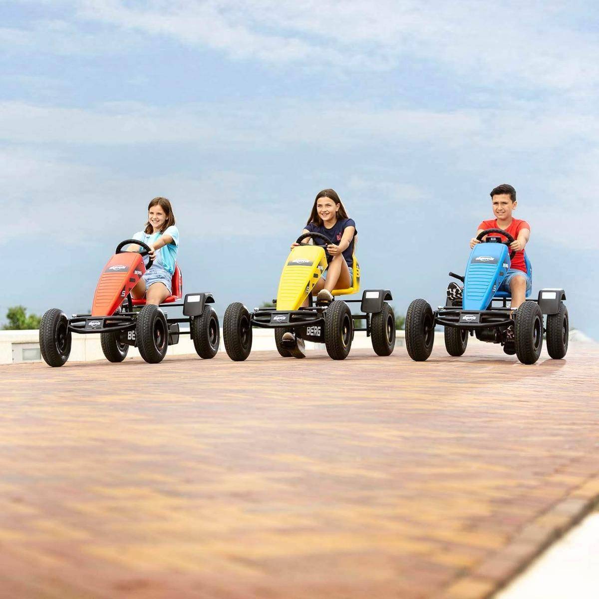 Kart à Pédale Berg Buddy Bleu – Siège Réglable, Système BFR, De 4 à 8 Ans